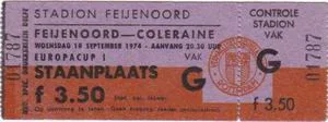 Toegangskaart Feyenoord – Coleraine