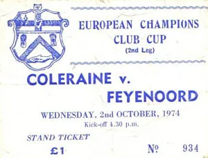 Toegangskaart Coleraine – Feyenoord