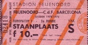 Toegangskaart Feyenoord – Barcelona