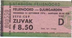 Toegangskaart Feyenoord – Djurgårdens IF