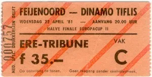 Toegangskaart Feyenoord – Dinamo Tbilisi