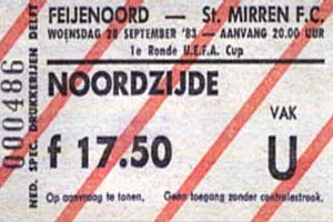 Toegangskaart Feyenoord – St. Mirren