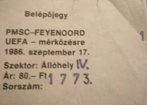 Toegangskaart MSC Pecs – Feyenoord