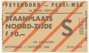 Toegangskaart Feyenoord – MSC Pecs