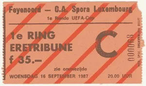 Toegangskaart Feyenoord – Spora Luxemburg