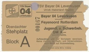 Toegangskaart Bayer Leverkusen – Feyenoord