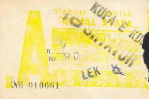 Toegangskaart Partizan Tirana – Feyenoord