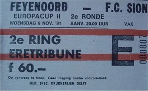 Toegangskaart Feyenoord – FC Sion