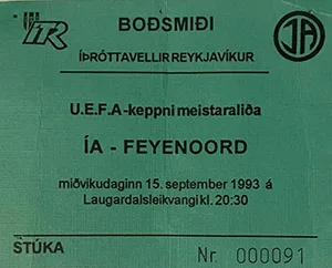 Toegangskaart IA Akranes – Feyenoord