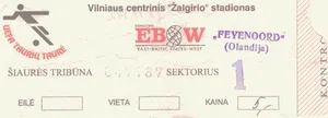 Toegangskaart Zalgiris Vilnius – Feyenoord