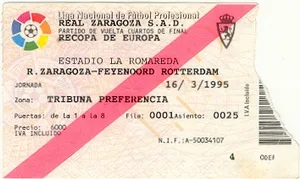 Toegangskaart Real Zaragoza – Feyenoord