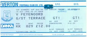 Toegangskaart Everton – Feyenoord