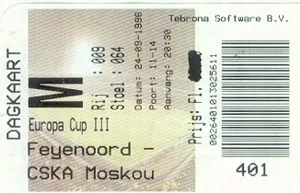 Toegangskaart Feyenoord – CSKA Moskou