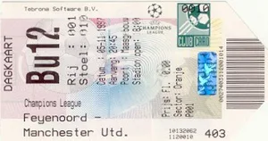 Toegangskaart Feyenoord – Manchester United