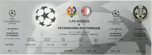 Toegangskaart 1. FC Kosice – Feyenoord