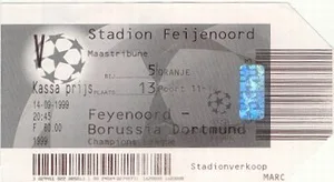 Toegangskaart Feyenoord – Borussia Dortmund
