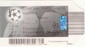Toegangskaart Feyenoord – Rosenborg BK