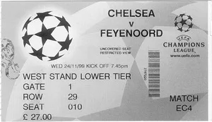 Toegangskaart Chelsea – Feyenoord