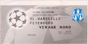 Toegangskaart Olympique Marseille – Feyenoord