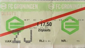 Toegangskaart FC Groningen – Feyenoord