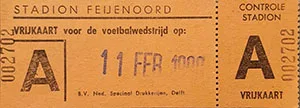 Toegangskaart Feyenoord – Haarlem
