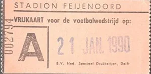 Toegangskaart Feyenoord – FC Utrecht