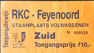 Toegangskaart RKC Waalwijk – Feyenoord
