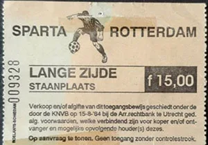 Toegangskaart Sparta Rotterdam – Feyenoord