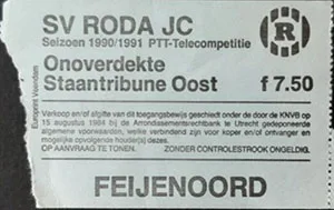 Toegangskaart Roda JC – Feyenoord