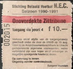 Toegangskaart SC NEC – Feyenoord