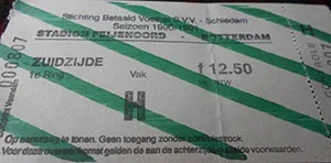 Toegangskaart SVV Schiedam – Feyenoord