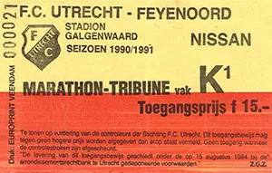 Toegangskaart FC Utrecht – Feyenoord