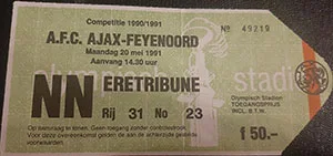 Toegangskaart AFC Ajax – Feyenoord