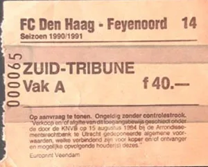 Toegangskaart ADO Den Haag – Feyenoord