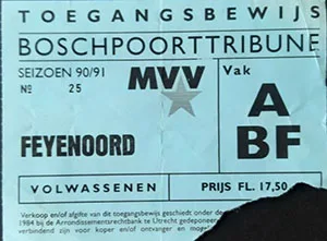 Toegangskaart MVV – Feyenoord