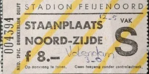 Toegangskaart Feyenoord – FC Volendam