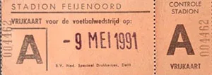 Toegangskaart Feyenoord – Vitesse