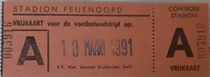Toegangskaart Feyenoord – Willem II