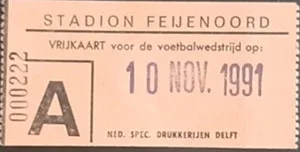 Toegangskaart Feyenoord – FC Utrecht