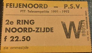 Toegangskaart Feyenoord – PSV