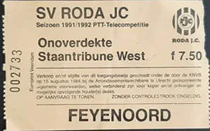 Toegangskaart Roda JC – Feyenoord