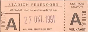 Toegangskaart Feyenoord – FC Groningen