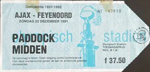 Toegangskaart AFC Ajax – Feyenoord