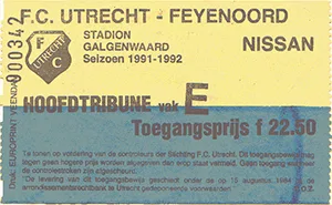 Toegangskaart FC Utrecht – Feyenoord