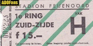 Toegangskaart Feyenoord – ADO Den Haag