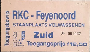 Toegangskaart RKC Waalwijk – Feyenoord