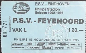 Toegangskaart PSV – Feyenoord