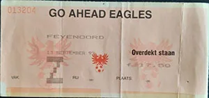 Toegangskaart Go Ahead Eagles – Feyenoord