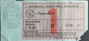 Toegangskaart AFC Ajax – Feyenoord