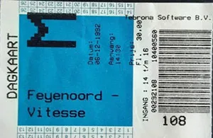 Toegangskaart Feyenoord – Vitesse